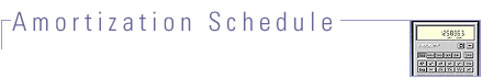 Amortization Schedule